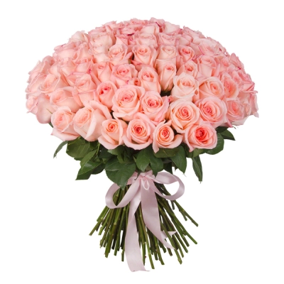 Букет из 101 розовой розы – символ бесконечной нежности Петрозаводск Республика Карелия